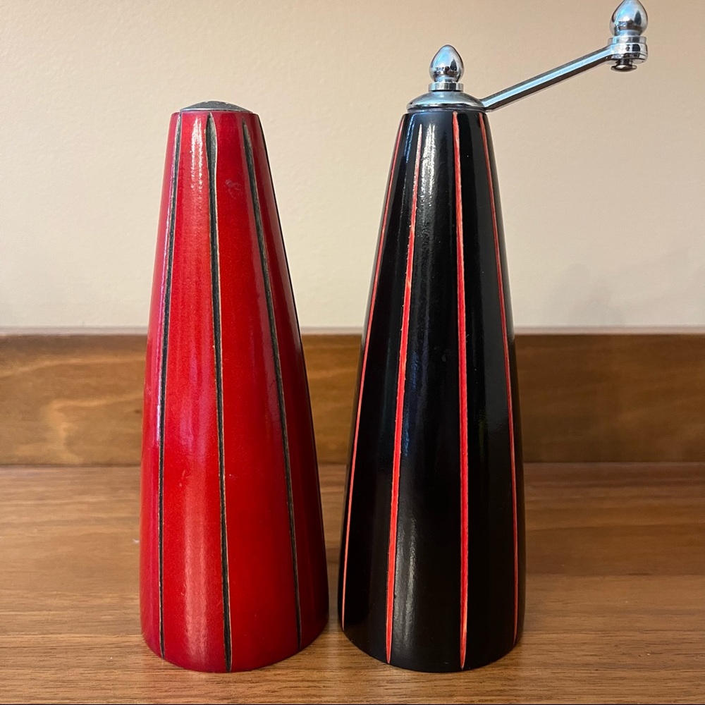 Robert Wilhelm Salt Shaker and Pepper Mill Raw Design Artisan Crafted Handmade